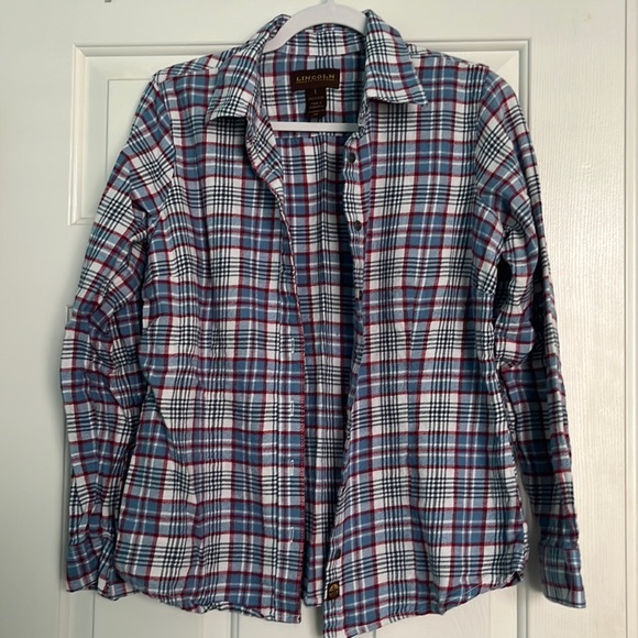 Blue and red flannel - Picture 1 of 3
